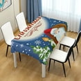 thumbnail image 7 of 60"x60" Santa Claus Tablecloth, Waterproof Washable Polyester Square Table Cover, Durable Tablecloth for Kitchen Dining Table Party Decor, 7 of 7