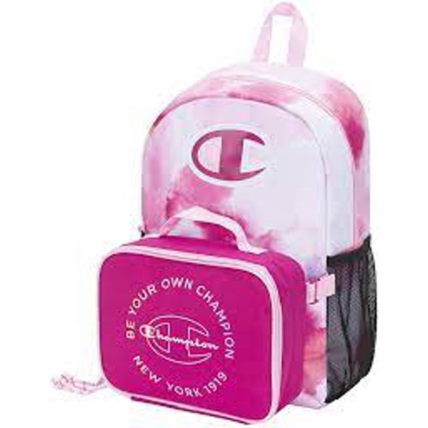 Champion unisex child Youth & Lunch Kit Combo Backpacks Beloved Orchid One Size