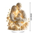 thumbnail image 3 of Tauxra Acrylic St Benedict Wrap Around Spiritual Decor Boho Style Home Tabletop Protection Ornament, 3 of 8