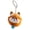#Saffron, variant on GliJian Cute Universal Plush Keychain with Jingle Bell, Cat Plush Pendant for Backpack Purse Keys Handbags, 1.9" Cartoon Style Key Chain New Year Easter Birthday Gifts for Teens Adults