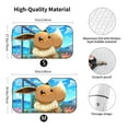 thumbnail image 3 of Kawaii Eevee Car Windshield Sunshade Automotive Sun Shade for Cars SUV Trucks Visor Cover Fits Most Car SUV, 3 of 9