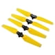 thumbnail image 1 of Lote de 4 hélices plegables de 2 palas 4730F CW CCW para DJI Spark Amarillo, 1 of 6