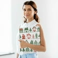 thumbnail image 6 of FORMRS 3 Ring Binder 1.5 inch with Pockets Set of 2 Clip Board 200 Sheets Capacity, White Christmas House, 6 of 8