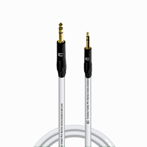 Coluber Cable 1/4" Balanced TRS Male to 3.5 TRS Male 5ft Audio Interface Connector