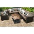 thumbnail image 2 of TK Classics Venice 8 Piece Outdoor Sectional Set with Vienna Fire Pit Table, 2 of 5