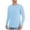 Light Blue, variant on JingHai Men's Tops Clearance,Long Sleeve Tshirt for Men Adult Shirts Cotton Tee Jersey Premium Crewneck T-Shirts Sunscreen Is Lightweight Breathable and Solid Color Long Sleeved Mens Gift Light Blue