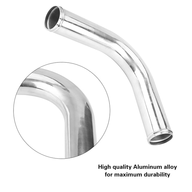 Kit De Actualización De Tubería De Intercooler, Tubo Turbo De Intercooler De Codo De 90 Grados Duradero De 500 Mm De Longitud Universal Para Diesel