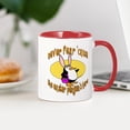 thumbnail image 3 of CafePress - Easter Penguin Bunny - 11 oz Ceramic Mug - Novelty Coffee Tea Cup, 3 of 4