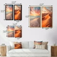 thumbnail image 4 of Designart "Golden Sands Beach Photo XIII" Coastal Beach Framed Wall Art Set Of 2 - Pink Beach Framed Wall Art Set Of 2, 4 of 7