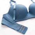 thumbnail image 5 of Hrsba Underwire Bras for Women Solid Color Smooth Push Up Thin Breathable Daily Wear Bras, 5 of 6