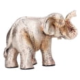thumbnail image 4 of Elephant Statue, Fine Texture Synthetic Resin Elephant Ornaments Beautiful Symbolic Meaning  For Home For Hotel For Office Type A,Type B, 4 of 8