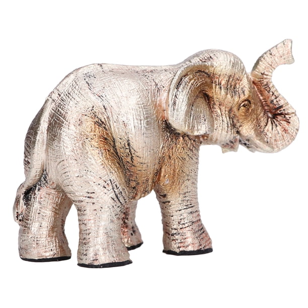 Estatua De Animal, Figura Decorativa De Elefante De Estilo Retro, Elegante Y Lindo Símbolo De Prosperidad, Para El Hogar, La Oficina, El Hotel O La , Que Trae Salud Y
