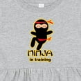 thumbnail image 4 of Inktastic Ninja in Training Girls Baby Dress, 4 of 5