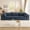 Blue, variant on Muumblus 78" Oversized Boneless Loveseat Sofa, No Assembly Deep Seat Plush Corduroy Cloud Couch, Sleeper Sofa for Living Room, Blue