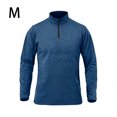 thumbnail image 2 of Qarigey Jersey de media cremallera para hombre, camiseta cálida de manga larga transpirable de Color sólido para niños, ropa interior térmica Camisetas Azul METRO Qarigey AP013080-07, 2 of 6