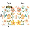 thumbnail image 5 of FORMRS Acrylic Clipboard with Low Profile Clip Standard A4 Letter Size, 12.5" x 9", Orange Retro Flower, 5 of 8