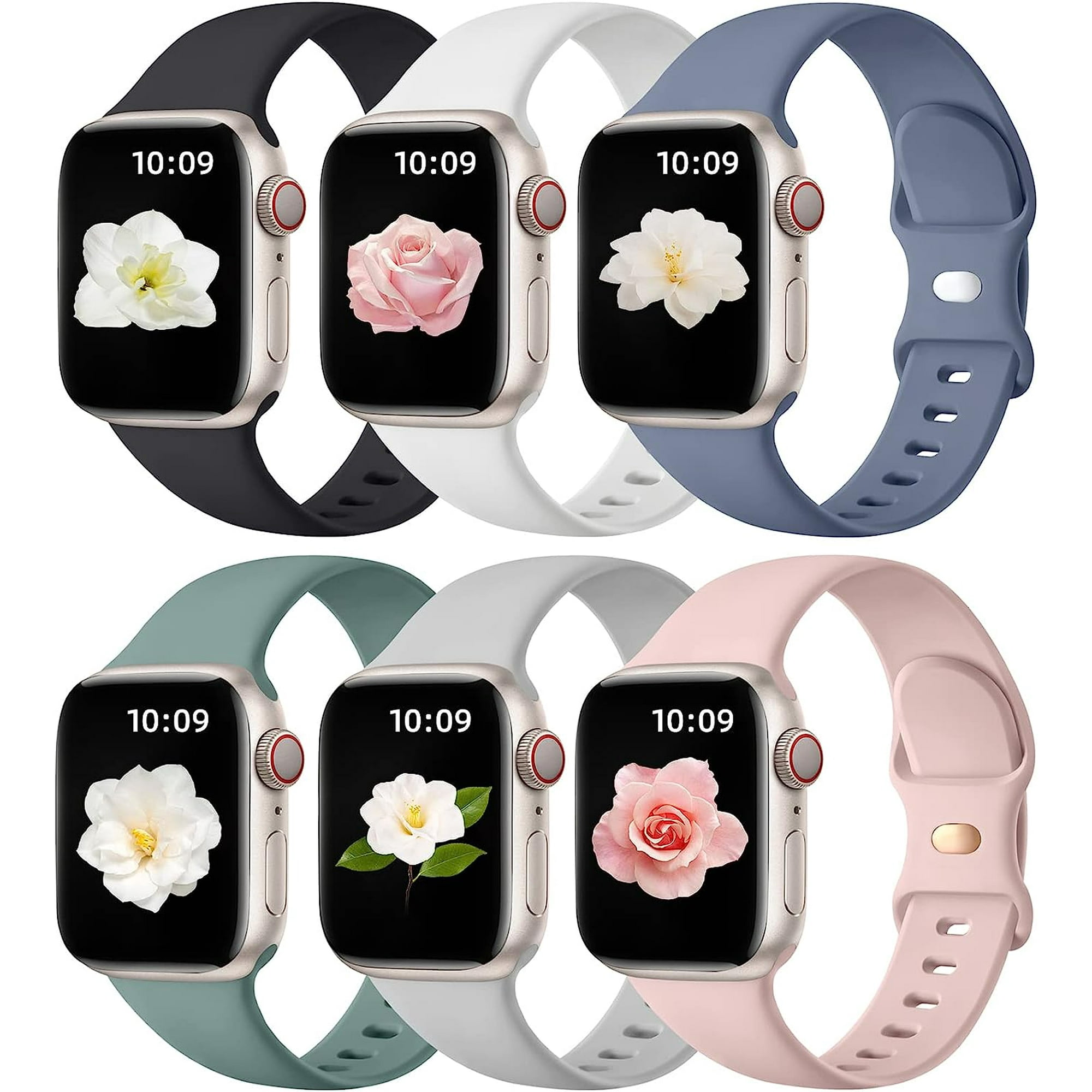 Cozy Soft Silicone Sport Band Compatible with Apple Watch Designed for Series 6 to 1 SE Ideal for Active Lifestyles Walmart
