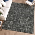 thumbnail image 6 of Addison Rugs Mayfield Premium Machine Washable Transitional Stripes Charcoal Rectangle Rug, 8' x 10', 6 of 6
