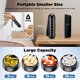 thumbnail image 2 of Pastillero Semanal ZHAOCHENG Negro Metal Apilable Sin BPA, 2 of 5