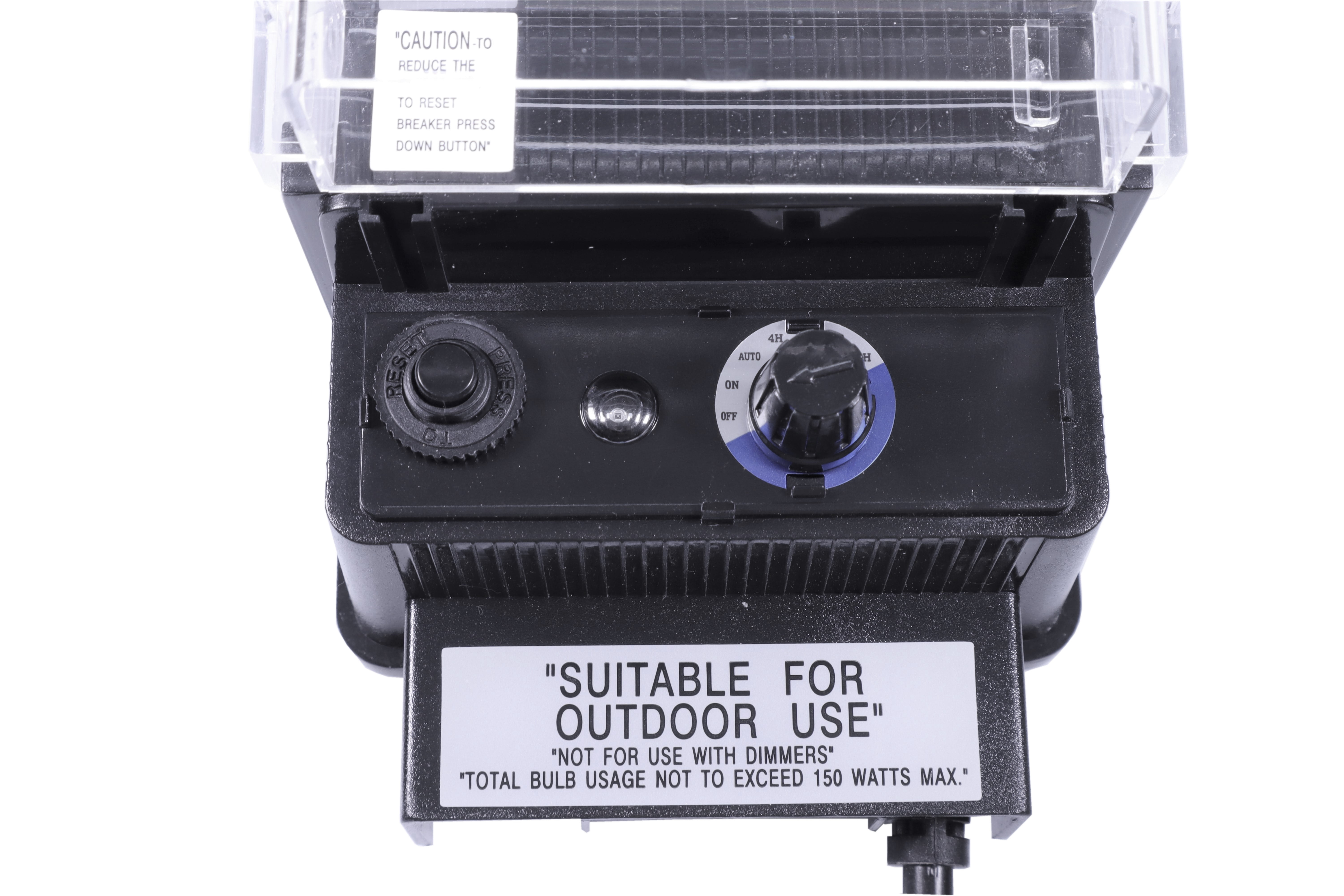 150 Watt 12V Landscape Lighting Transformer with Photocell