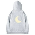 thumbnail image 5 of ALAZA Women's Hoodies Sweatshirt Moon Long Sleeve Pullovers with Pockets L, 5 of 8