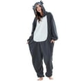thumbnail image 2 of Jsaierl Cute Cartoon Onesie Pajamas for Women Winter Fleece Fuzzy Sleepwears Homewears Funny One Piece Christmas Costumes Jumpsuit, 2 of 8