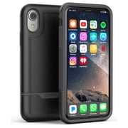 iPhone XR Protective Case, Military Grade Rugged Protection (Rebel) Black