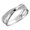 Silver, variant on Stackable Rings for Women Give My Daughter Card Ring forever Love Knot Ring And Rhinestone Information Card Jewelry Gift Silver Adjustable Knot Card Ring Wedding Band (Gold,9)