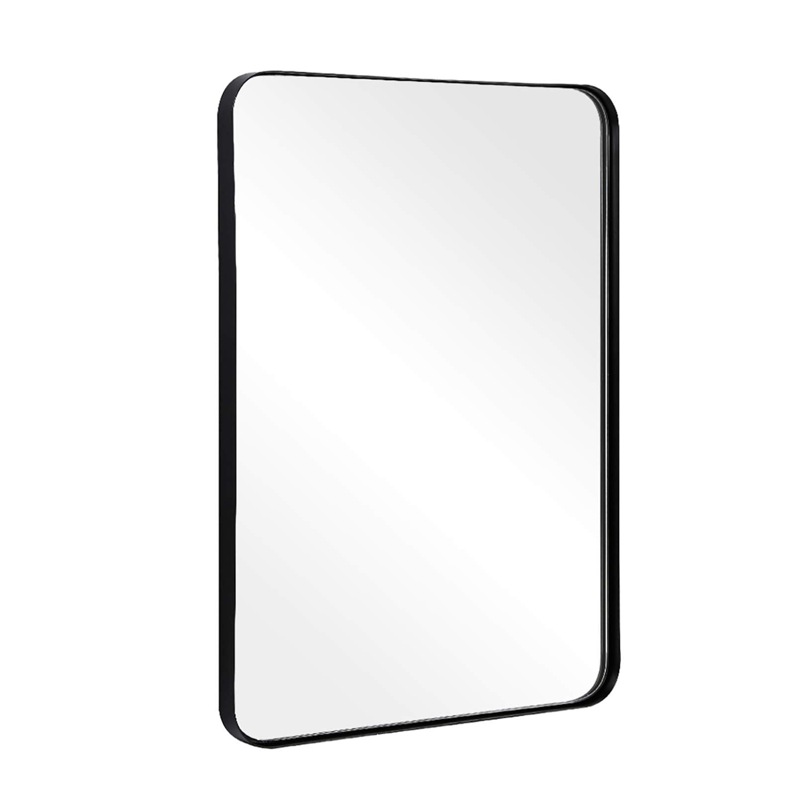 Buy Andy Star Wall Mirror, 20x28 inch Black Bathroom Mirror, Stainless