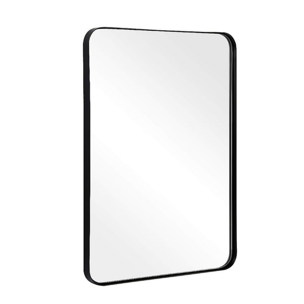 Andy Star Wall Mirror For Bathroom 20, Metal Wall Mirror Black