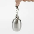 thumbnail image 2 of Hsqqdc 2-Pack Stainless Steel Keychain Flasks, Portable Mini Flask Set for Outdoor Events and Gifts, 2 of 7