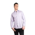 thumbnail image 3 of Elie Balleh Men's 100% Cotton Slim Fit Long Sleeve Solid Dress Shirt - Colors, 3 of 3