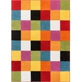 thumbnail image 2 of Well Woven 09534 Bright Square Kids Rug, Multicolor - 3 ft. 3 in. x 5 ft., 2 of 5