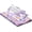 Purple Flower, variant on Ergonomic Keyboard Riser Holder with Wrist Rest, Comfy Keyboard Stand Pad for Office Home
