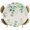 Green Beige, variant on Elastic Fitted Round Tablecloth, Green Eucalyptus Leaves Waterproof Stretch Table Cover for 45"-54" Tables, Daisy Floral Summer Botanical Wooden Washable Outdoor Tablecloths for Patio, Picnic
