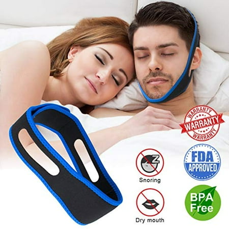 - Anti Snoring Chin Strap Ajustable Stop Snoring Solution for Men and Women, Anti Snoring Devices Snore Stopper Chin Straps Sleep AIDS for Snoring Sleeping Mouth Breather