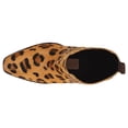 thumbnail image 4 of Roper Womens Dustt Ii Leopard Square Toe Chelsea  Ankle Boots, 4 of 5