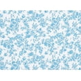 thumbnail image 2 of Zelouf Oscar Print Diamond Laser Cut Scuba Bonded Mesh  , Sewing, DIY, Crafts Fabric by the Yard, Blue Combo, 7 Yard, 2 of 2