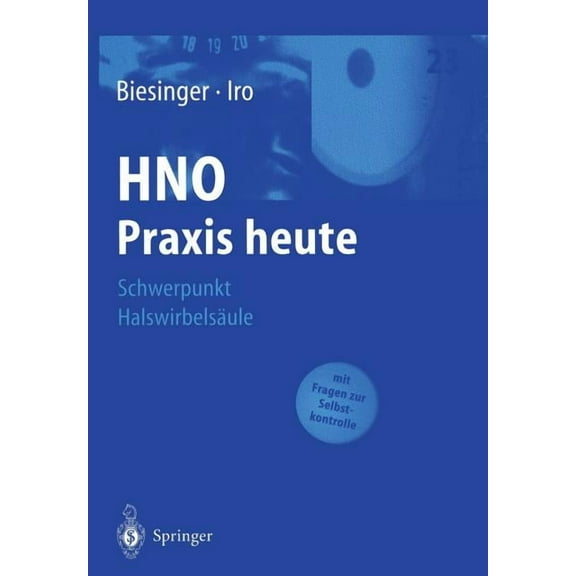 Hno Praxis Heute Schwerpunkt Halswirbelsäule, Book 23, (Paperback)