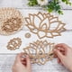 thumbnail image 3 of 24 anillos de madera para atrapasueños de loto en 4 tamaños. Aros de madera para atrapasueños de loto. Anillos de macramé de loto. Aros de madera para manualidades., 3 of 9