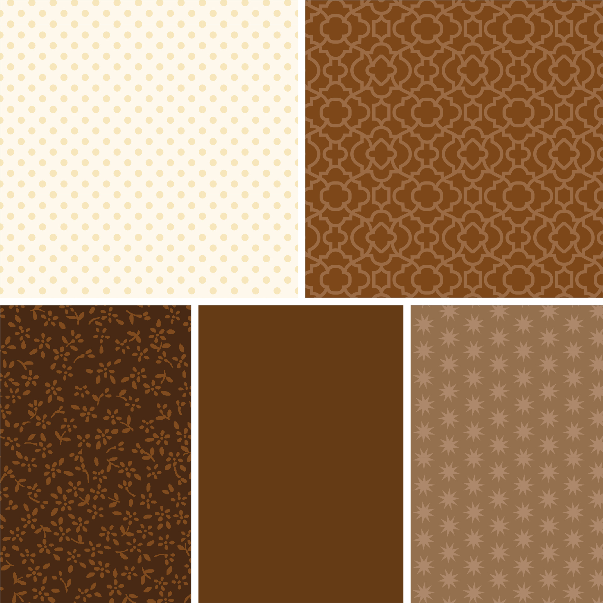 David Textiles Creative Cuts Poly-Cotton 5-Yard Value Box - Brown - image 2 of 2