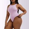 thumbnail image 4 of Vente de Liquidation 2025 Lingerie Grande Taille pour Femmes pour Décontracté, Shapewear pour Femmes Grande Taille Débardeur Sans Couture Col Rond Sans Manches Justaucorps String, sous-Vêtements Confortables pour Femmes, 4 of 6