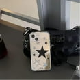 thumbnail image 3 of Fashion Y2K Stars Mirror Phone Case for iPhone 14promax 13promax 13 12 11 ，Lovely Cartoon Fashion Super Star Shockproof Silvery Phone Case-for iPhone 13, 3 of 7