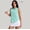 Green, variant on Womens Summer Tops Athletic Curved Collar Half Zip Breathable Sleeveless Tennis Top Shirts for Women Black L