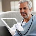 thumbnail image 5 of 5X Hands Free Magnifying Glass with 50 LED Light,Gooseneck Page Magnifier for Senior Low Vision Read, 5 of 5