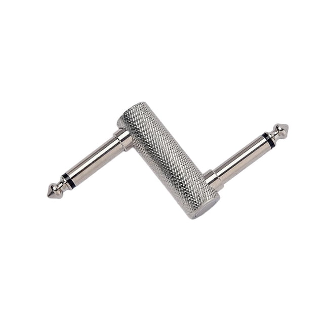 Conector de Pedal Guitarra Yuyangstore 1/4 Pulgadas a Acoplador de Pedal Compensado TS de 1/4 Pulgadas