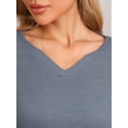 thumbnail image 4 of DARING DIVA Women's Waffle Soft Fall Winter Pajamas Sets XL Blue, 4 of 6