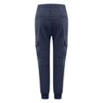 thumbnail image 3 of Bovemsi Cargo Pants Women Fashion Solid Color Overalls Pocket Trousers Casual Travel Pants, 3 of 9