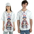 thumbnail image 4 of Happy 4th of July Patriotic Pitbull Marching Band Uniform Balloons Fireworks All Over Print 3D Baseball Shirt Terrier Dog Lover Softball Sport - 13009, 4 of 6