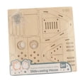 thumbnail image 2 of HILABEE Creative Wooden House Puzzles Toy Early Learning Early Development Small Hamster B, 2 of 8